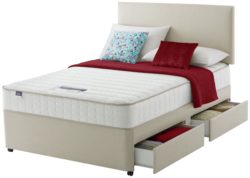 Silentnight - Hatfield Memory - Double 4 Drawer - Divan